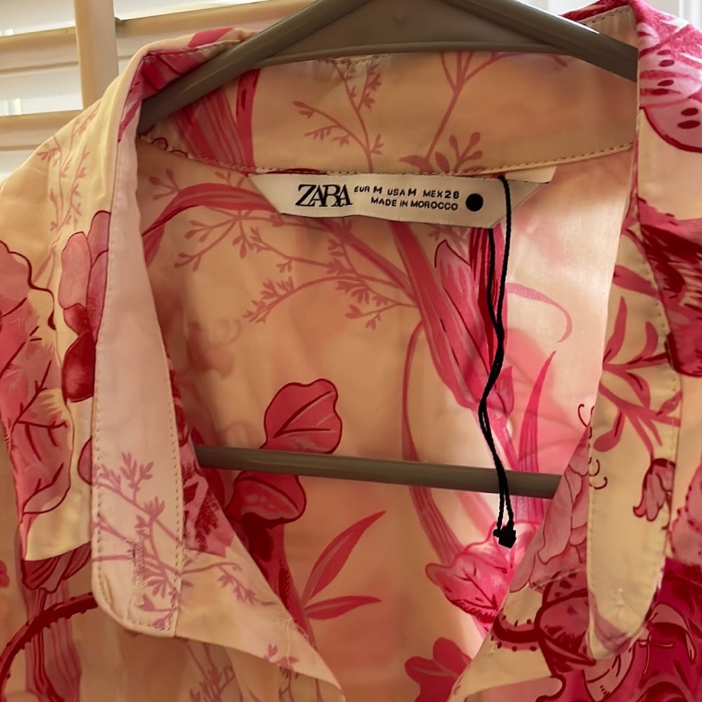 Zara Floral Shirtdress